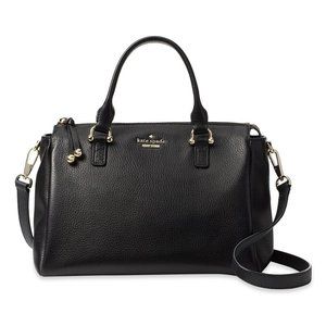kate spade bradie leather satchel / crossbody bag